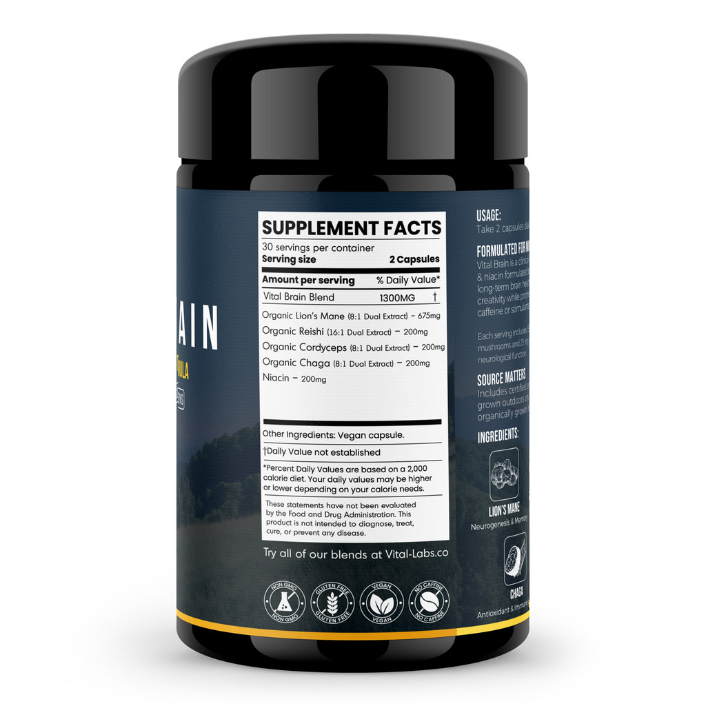 VITAL BRAIN - Cognitive Enhancement Formula