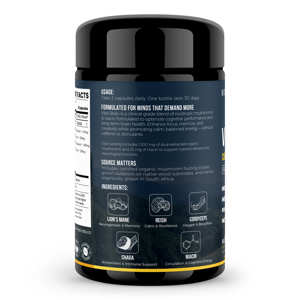 VITAL BRAIN - Cognitive Enhancement Formula